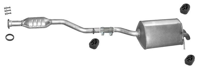 mercedes benz kompressor sport exhaust strait pipe kit